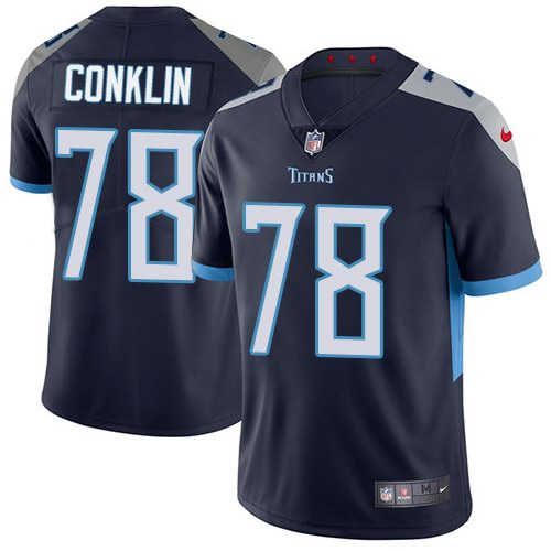 Nike Men & Women & Youth Titans 78 Jack Conklin Navy New 2018 NFL Vapor Untouchable Limited Jersey,We sell and wholesale Nike Men & Women & Youth Titans 78 Jack Conklin Navy New 2018 NFL Vapor Untouchable Limited Jersey on line form chian!